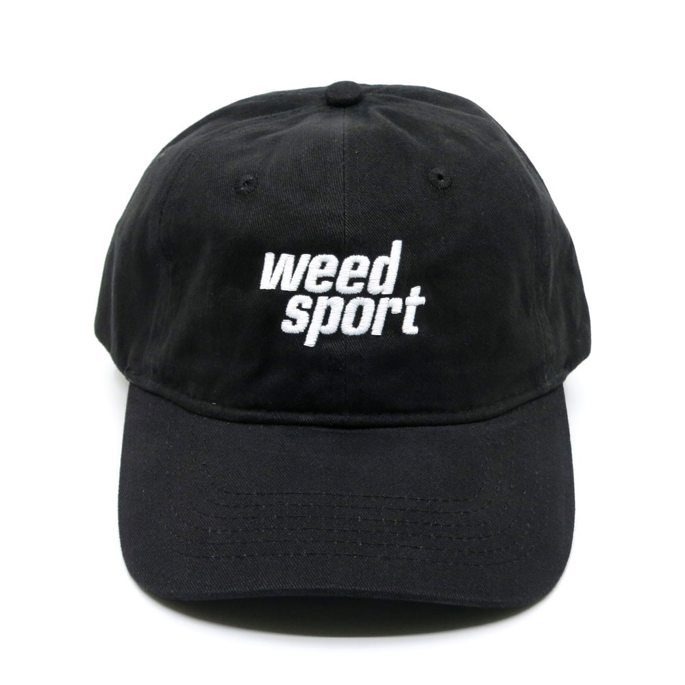 WeedSport Logo Dad Cap in Black