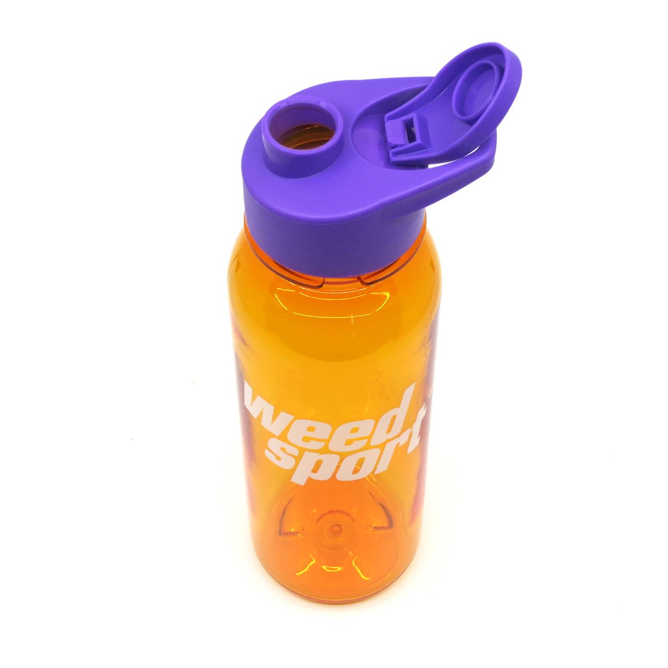 WeedSport Logo Water Bottle open