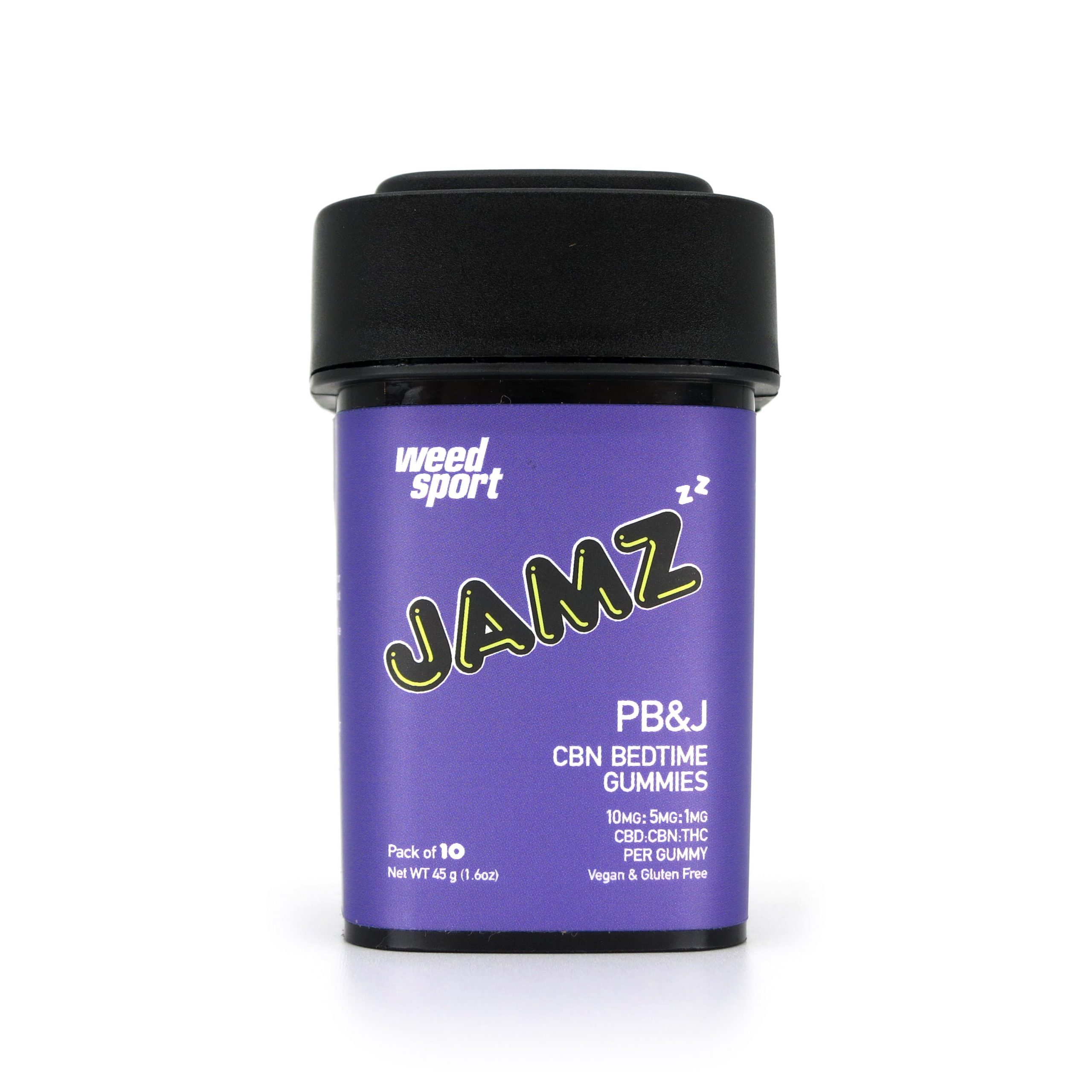 WeedSport JAMZ CBN Gummies Jar