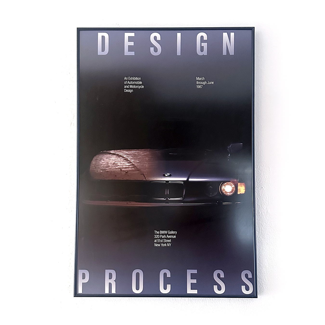 BMW Gallery ‘Design Process’ Exhibition Poster (c. 1987)
